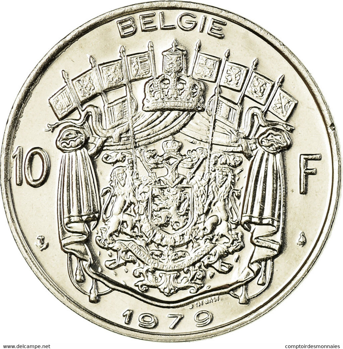 Monnaie, Belgique, 10 Francs, 10 Frank, 1979, Bruxelles, SPL, Nickel, KM:156.1 - 10 Frank