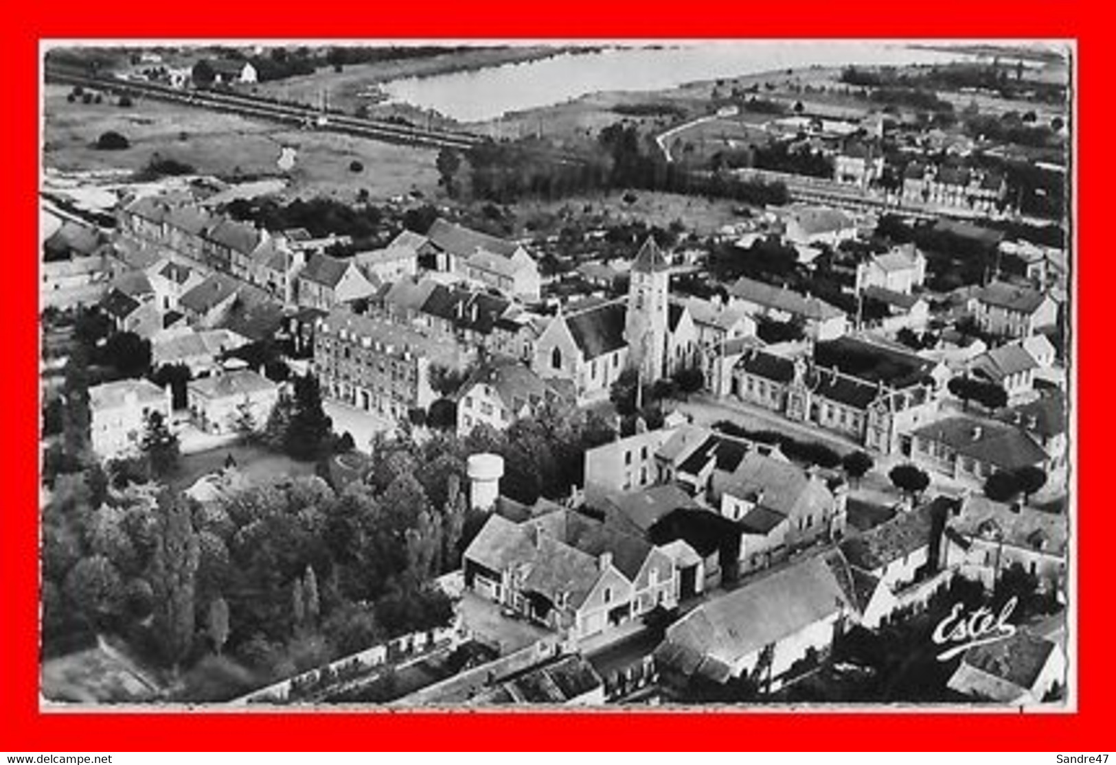 CPSM/pf (78) LE PERRAY-en-YVELINES.  Vue Générale Aérienne...N218 - Le Perray En Yvelines