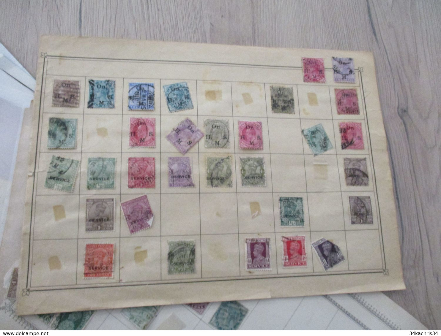 GA INDE INDIA ETATS INDIENS Lot Old Stamp All State Forte Côte Paypal Ok With Conditions Out Of EU - Collezioni & Lotti