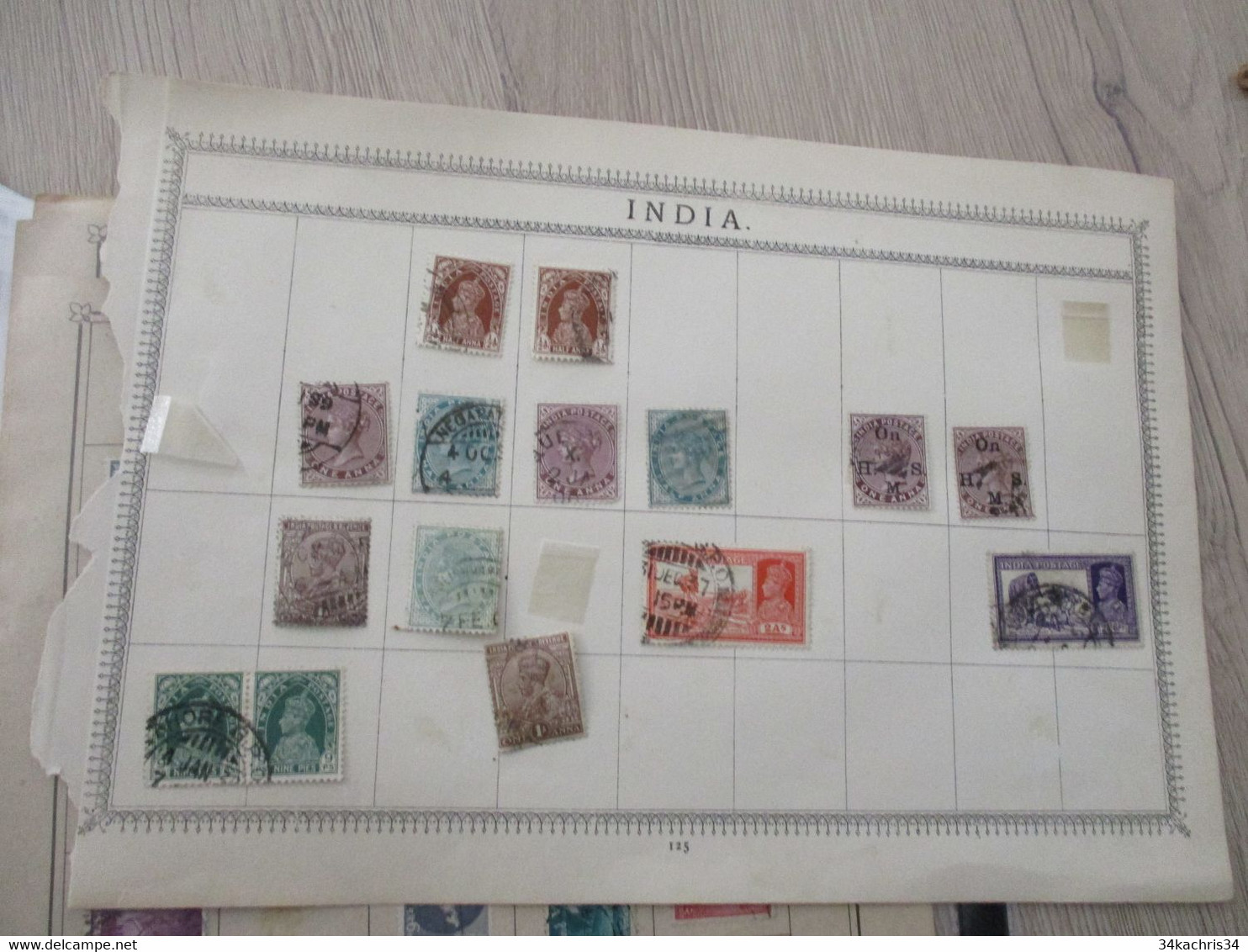 GA INDE INDIA ETATS INDIENS Lot Old Stamp All State Forte Côte Paypal Ok With Conditions Out Of EU - Verzamelingen & Reeksen