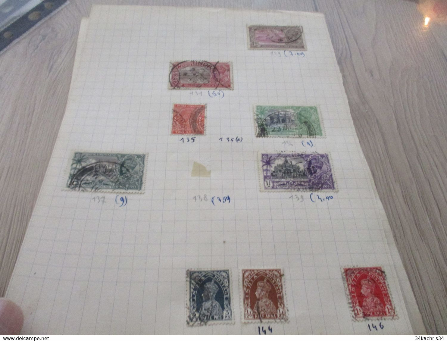 GA INDE INDIA ETATS INDIENS lot old stamp all state forte côte paypal ok with conditions out of EU