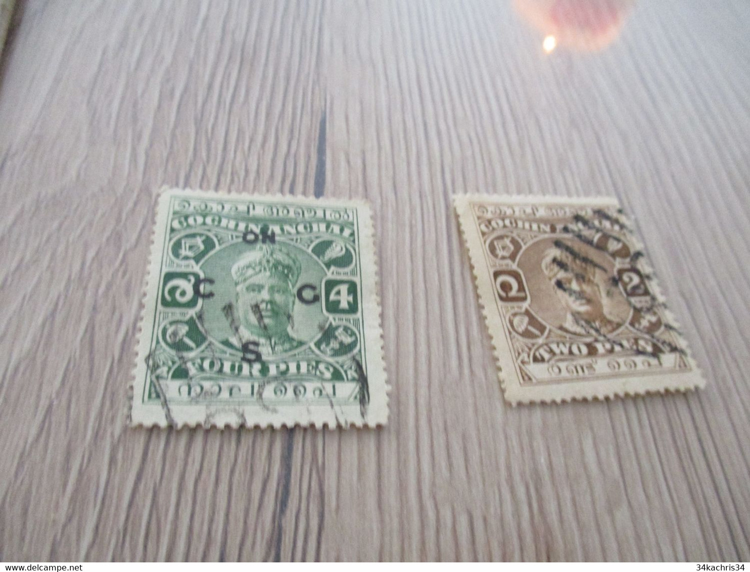 GA INDE INDIA ETATS INDIENS lot old stamp all state forte côte paypal ok with conditions out of EU