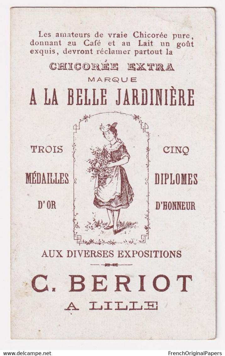 Anthropomorphisme Chromo Bériot Manche Beurre Demi Sel De Carentan Valogne Cidre Omelette Mont St Michel Humanisé A62-67 - Té & Café