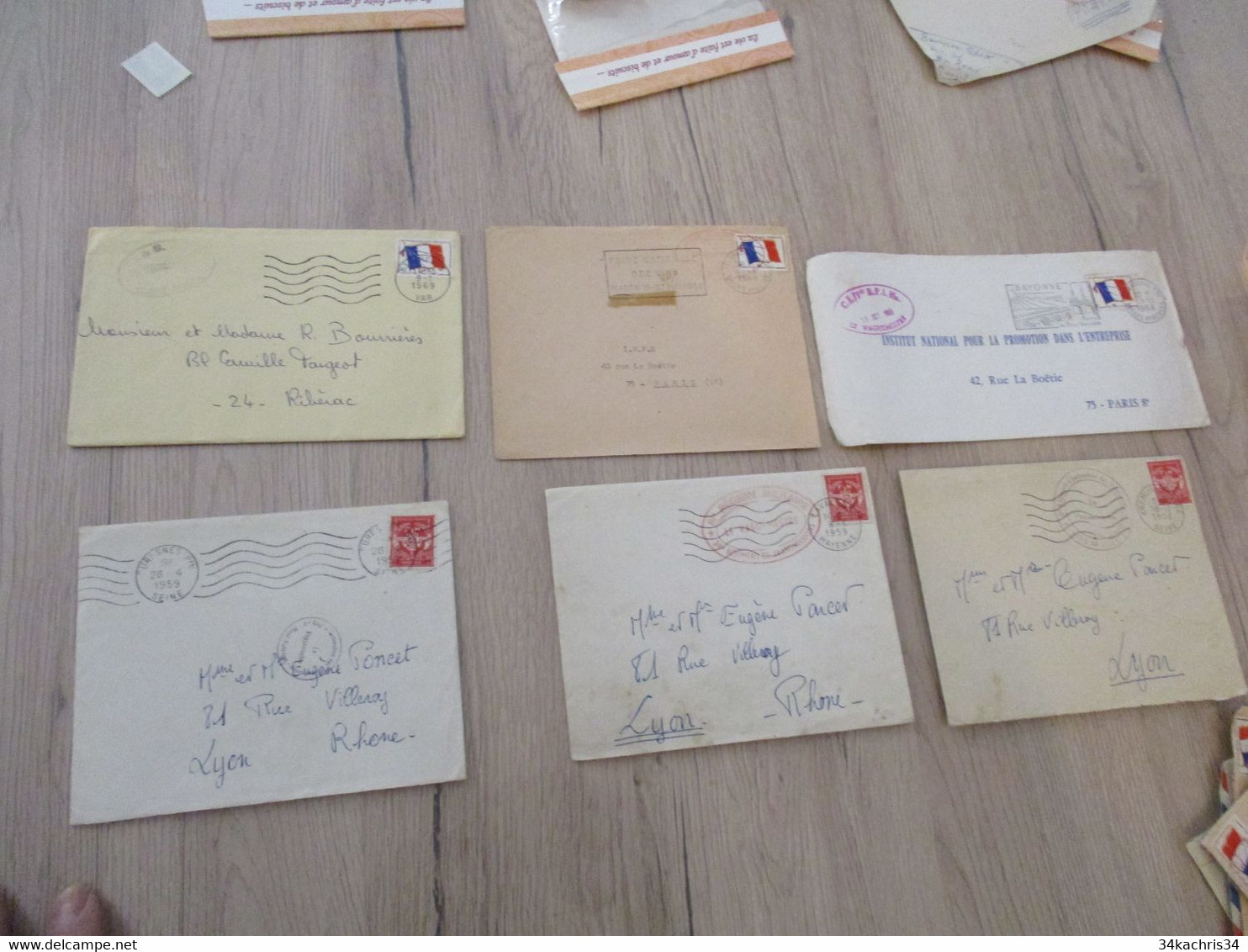 FRANCE Lot 36 Lettre Guerres Cachets Oblitérations Carte De Prisonniers - Other & Unclassified