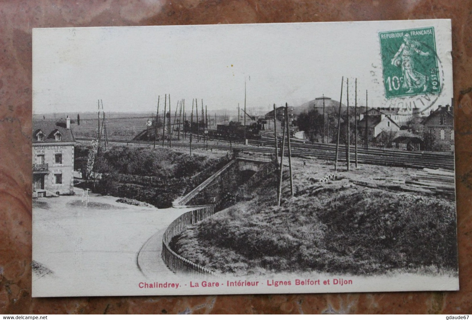 CHALINDREY (52) - LA GARE - INTERIEUR - LIGNES BELFORT ET DIJON - Chalindrey