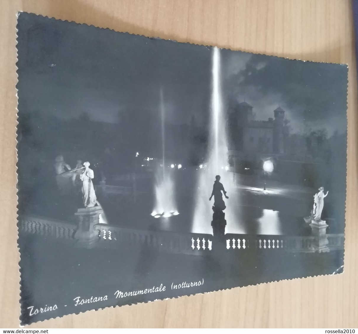 Cartolina 1957 ITALIA PIEMONTE TORINO FONTANA MONUMENTALE Italy Postcard Italien Ansichtkarte - Parks & Gärten