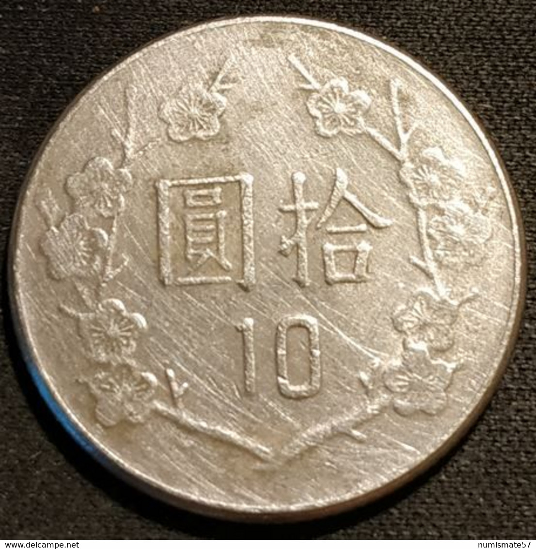 CHINE - CHINA - TAIWAN - 10 YUAN ( DOLLAR ) 1981 - KM 553 -  Chiang Kai-Shek - Taiwan