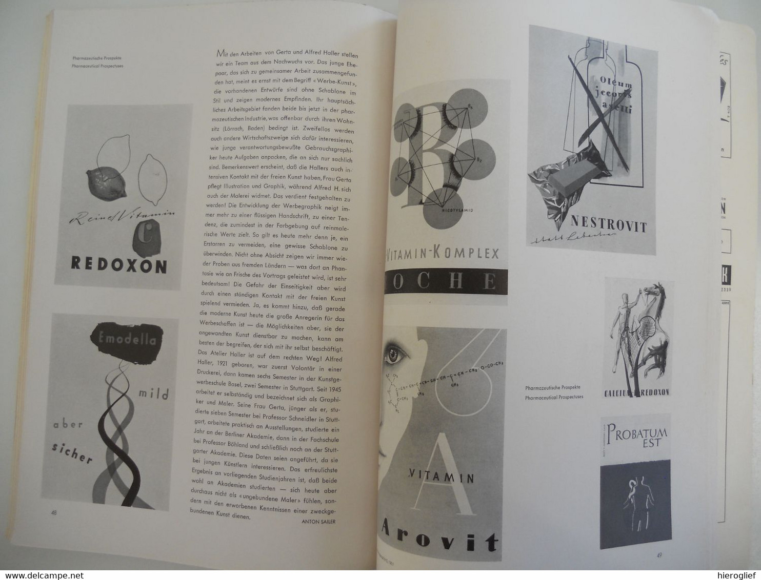 GEBRAUCHS-GRAPHIK 1951 5 International Advertising Art / Verlag München Bruckman - Graphism & Design