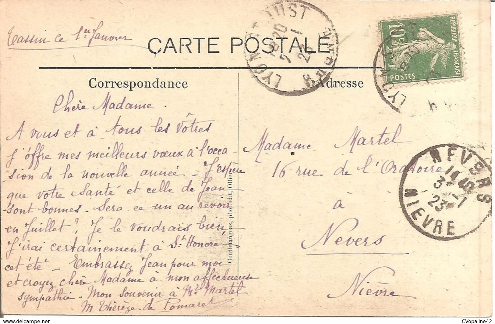 L'AUVERGNE - Battage Des Gerbes - Scène Champêtre - Batteuse En 1923 - Other & Unclassified