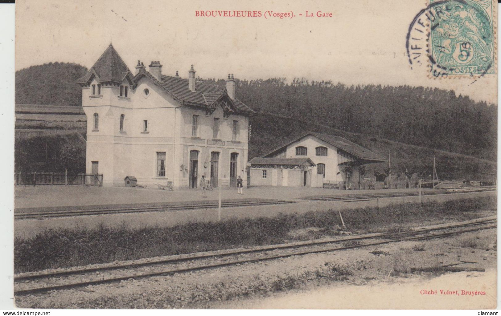 BROUVELIEURES (88) - La Gare - Bon état - Brouvelieures