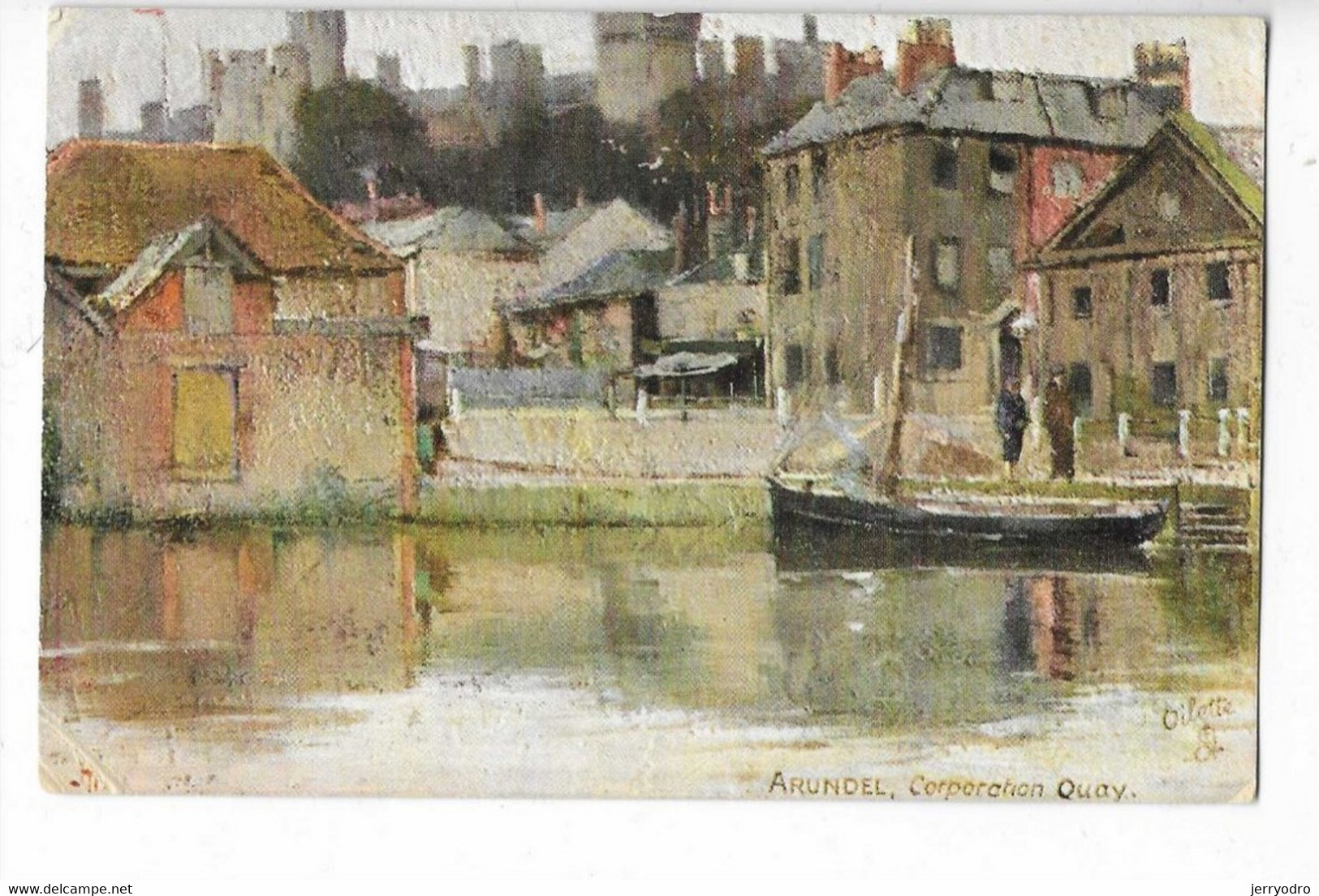 ARUNDEL CORPORATION QUAY - TUCK OILETTE - J. HENRY INSKIP - Pittura & Quadri