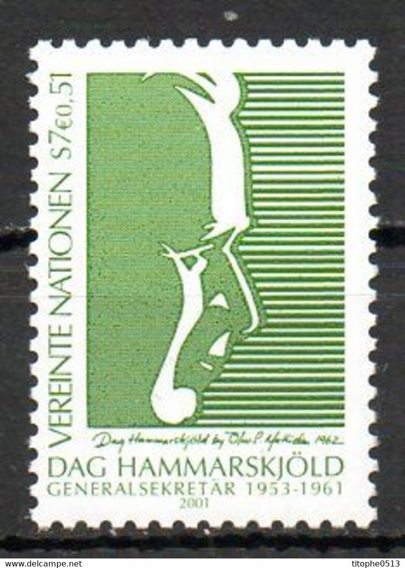 ONU VIENNE. N°356 De 2001. Dag Hammarskjöld. - Dag Hammarskjöld