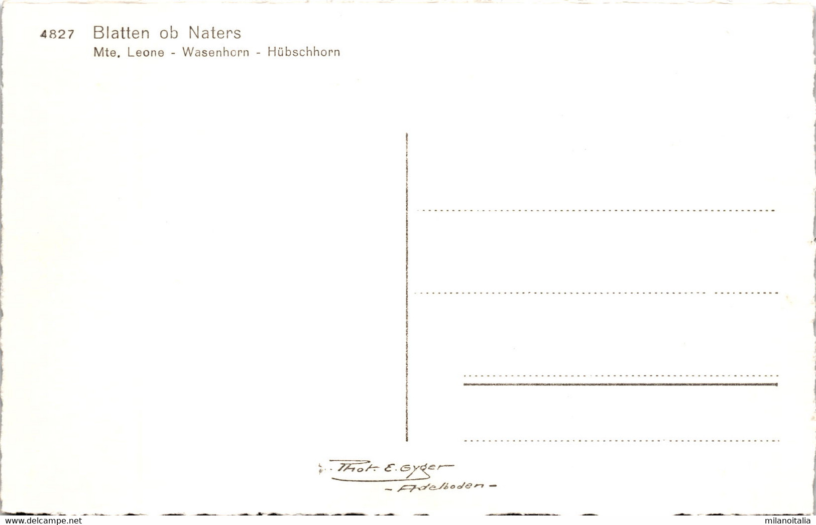 Blatten Ob Naters (4827) - Naters