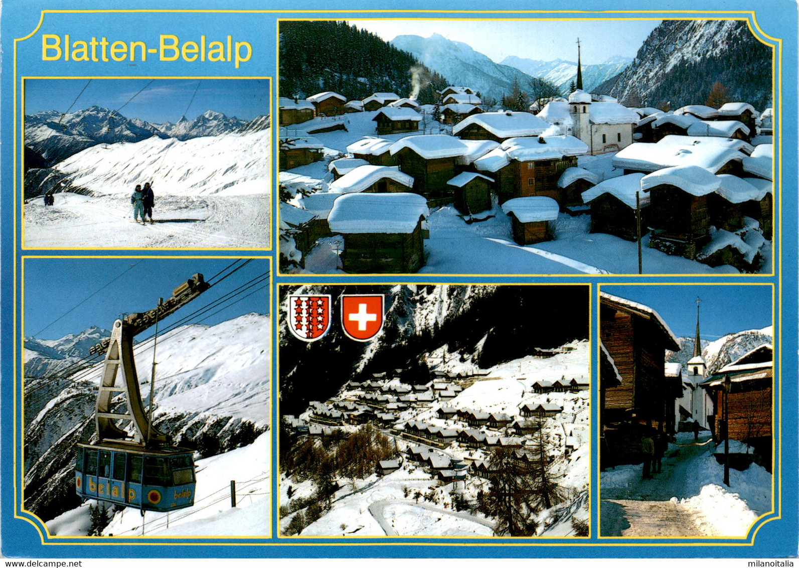 Blatten-Belalp Ob Naters - 5 Bilder (4793) * 3. 1. 1998 - Naters