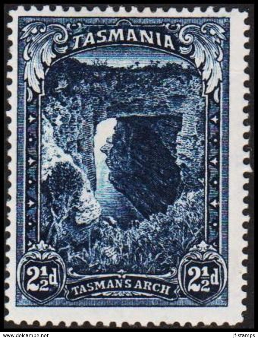 1899-1900. Tasmania. TASMANIA. Landscapes. 2½ D Hinged. Fold. - JF512404 - Mint Stamps