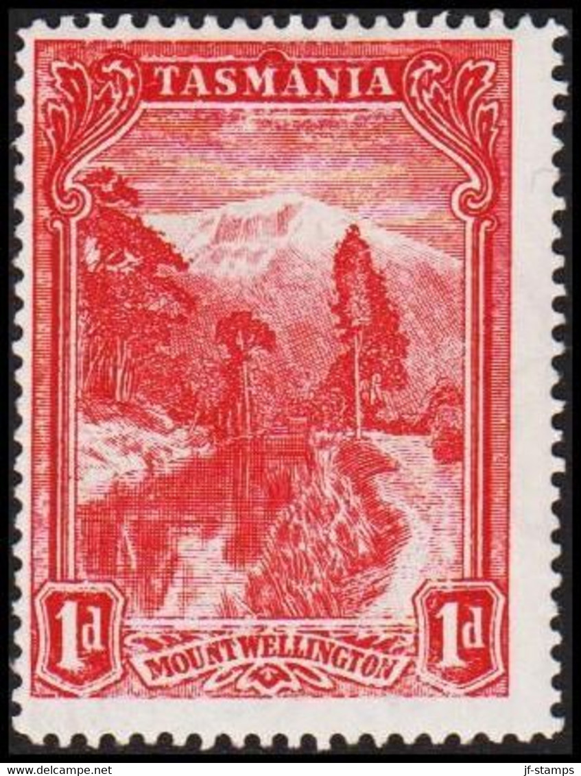 1899-1900. Tasmania. TASMANIA. Landscapes. 1 D Hinged.  - JF512405 - Mint Stamps