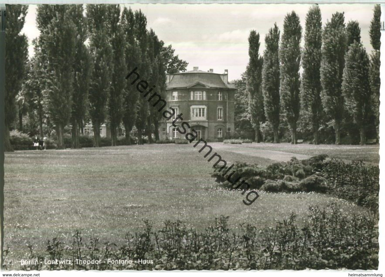 Berlin-Lankwitz - Theodor Fontane-Haus - Foto-Ansichtskarte - Verlag Kl.-P. Heyn Berlin - Lankwitz