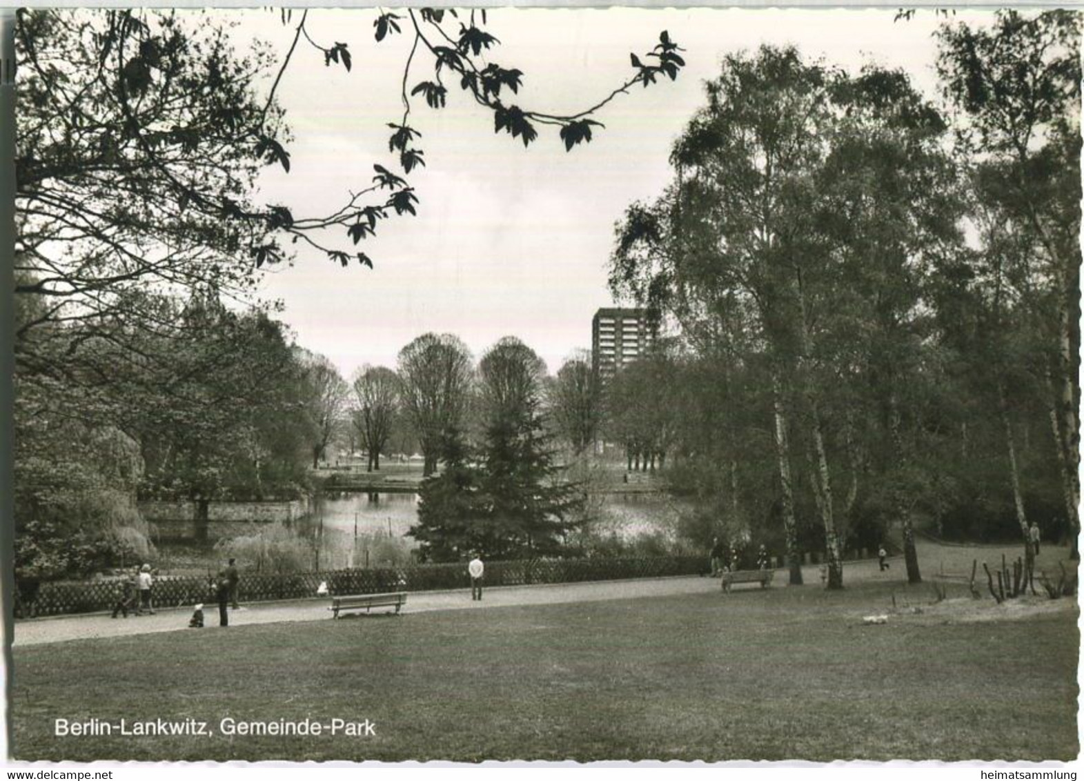 Lankwitz - Gemeinde-Park - Foto-Ansichtskarte - Verlag Kl.-P. Heyn Berlin - Lankwitz