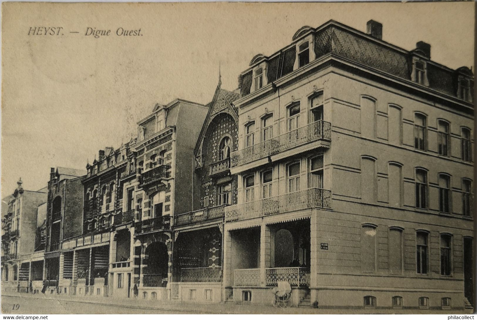 Heist - Heyst Sur Mer // Digue Ouest 1907 - Heist