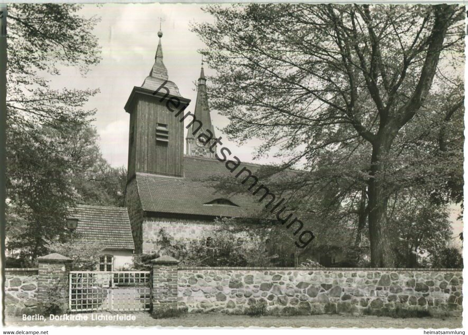 Berlin - Dorfkirche Lichterfelde - Foto-Ansichtskarte - Verlag Kunst Und Bild Berlin - Lichterfelde