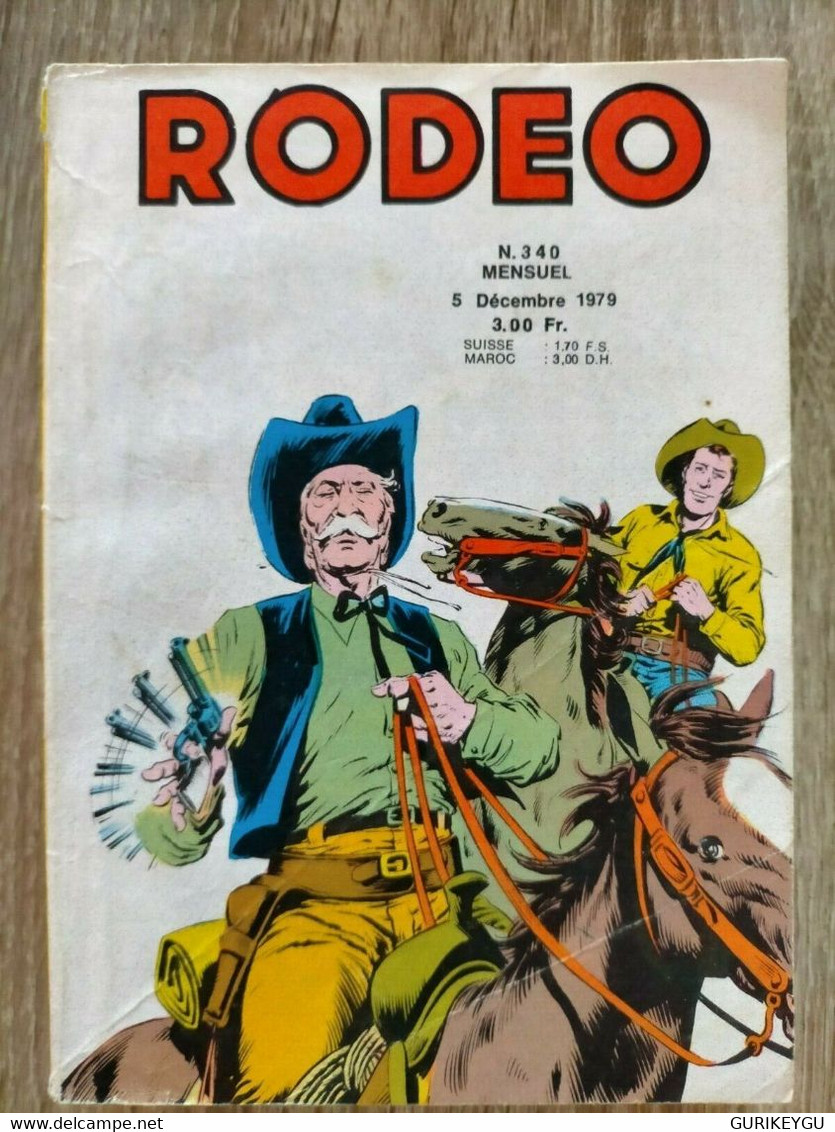 Bd RODEO N° 386  TEX WILLER CARSON 05/10/1983 LUG  BE - Rodeo