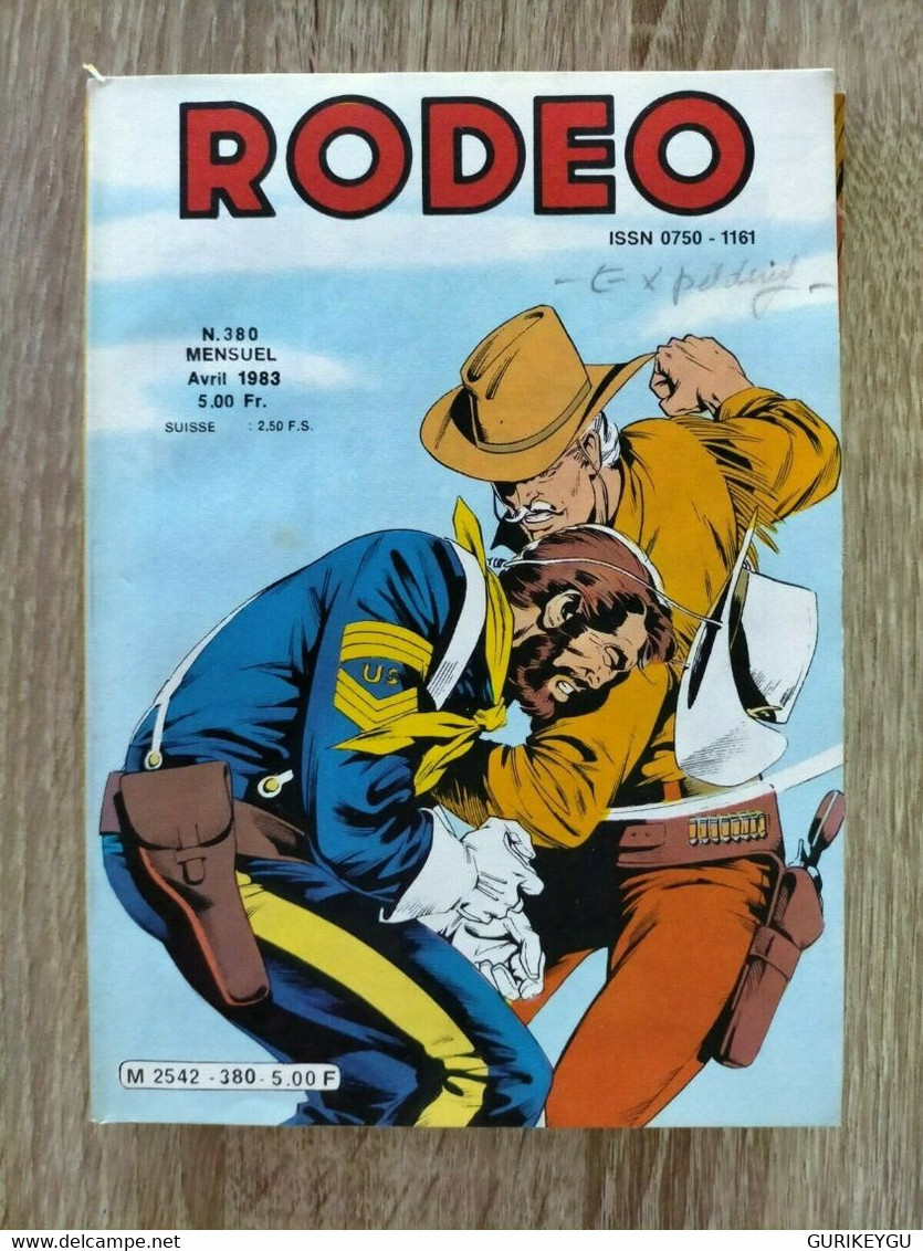 Bd RODEO N° 380  TEX WILLER CARSON 05/04/1983 LUG  BE - Rodeo