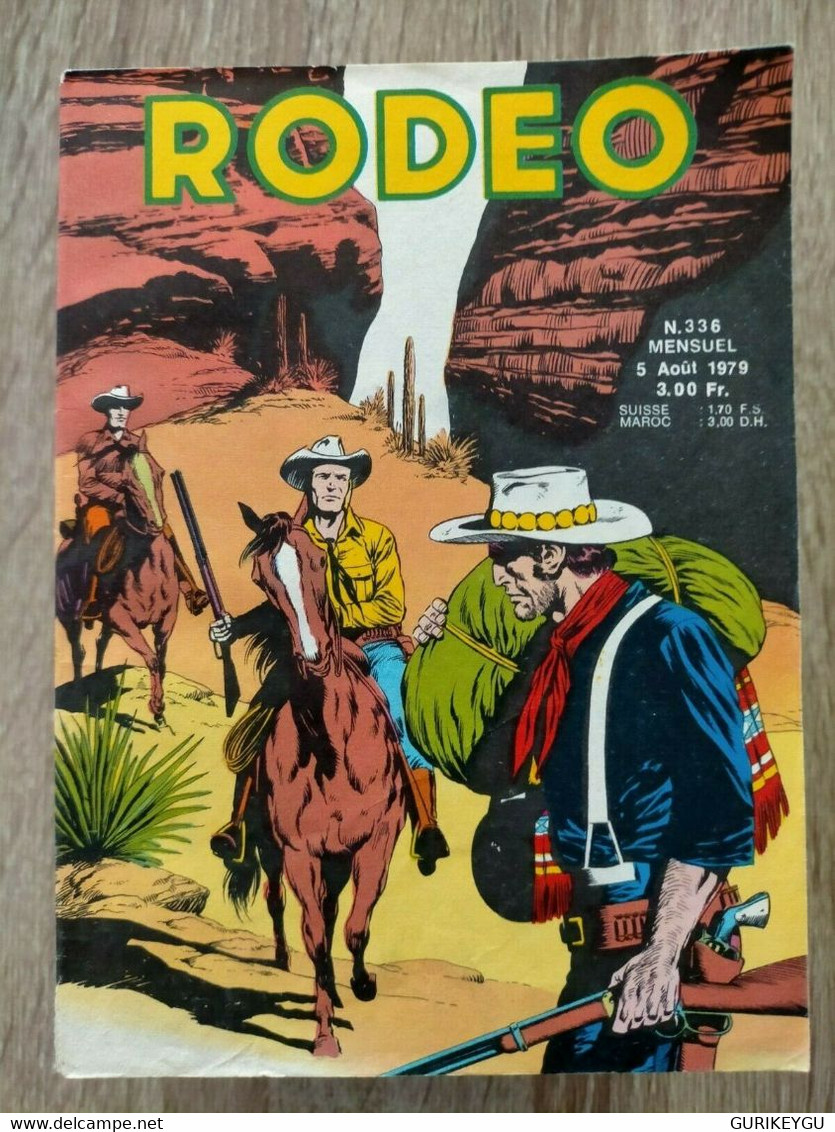Bd RODEO N° 336 TEX WILLER  CARSON 05/08/1979  LUG   TTBE - Rodeo