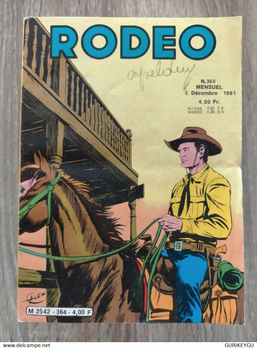 Bd RODEO N° 364 TEX WILLER CARSON 05/12/1981  LUG  BE - Rodeo