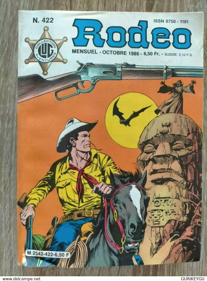 Bd RODEO N° 422 TEX WILLER CARSON 05/10/1986 LUG - Rodeo