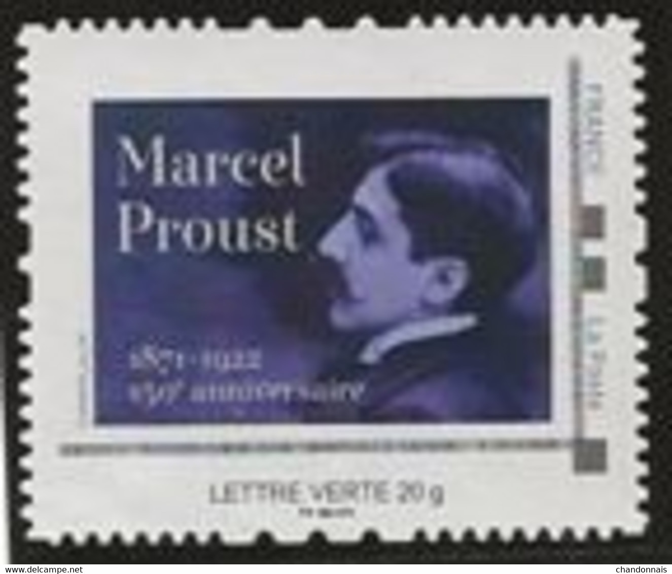 (L188) Marcel Proust 3 Valeurs Différentes Et Personnalisées, émises En 2021 (Illiers-Combray, Paris) Voir Détails - Autres & Non Classés