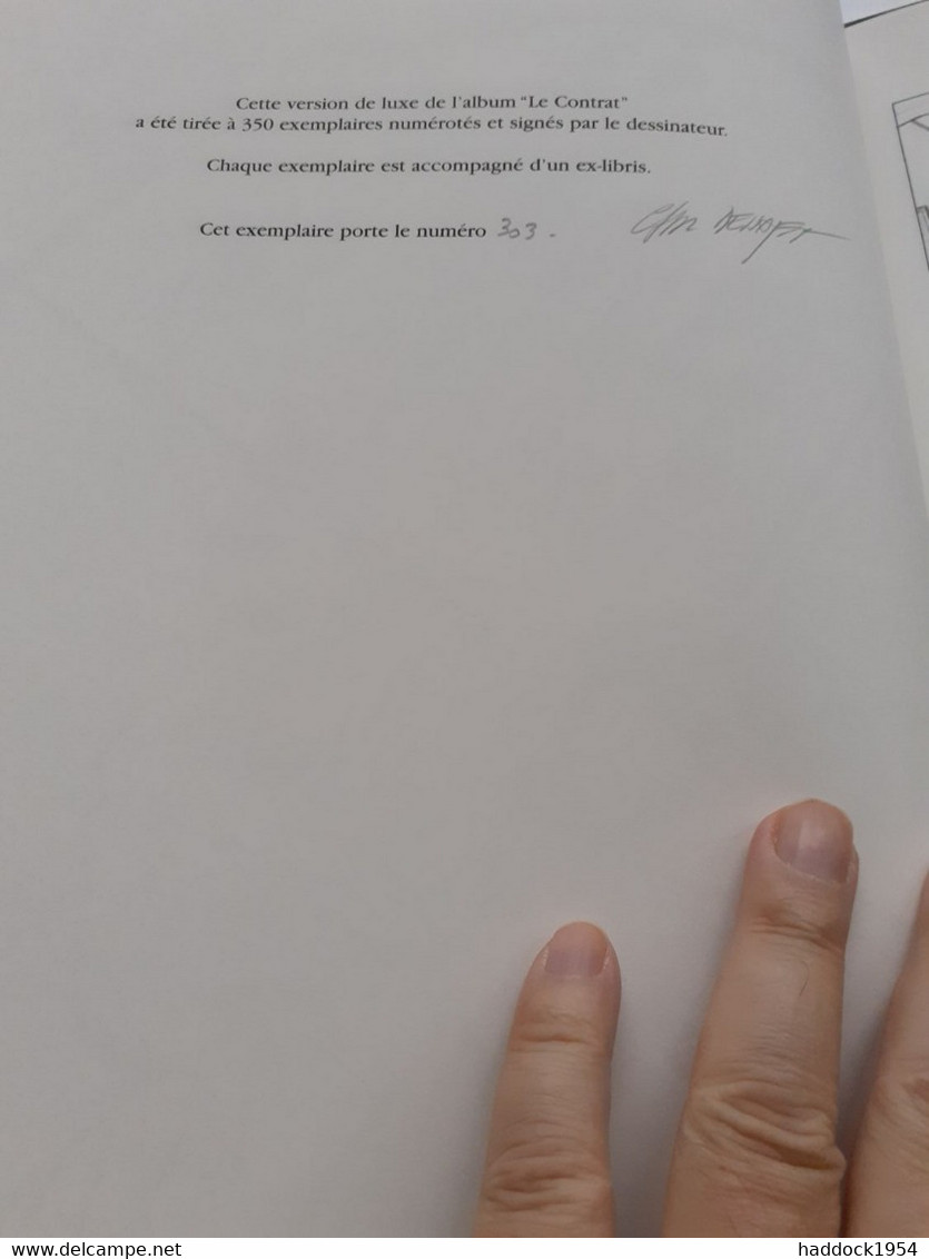 Le Contrat WAYNE SHELTON DENAYER VAN HAMME CAILLETEAU Khani 2003 - Tirages De Tête