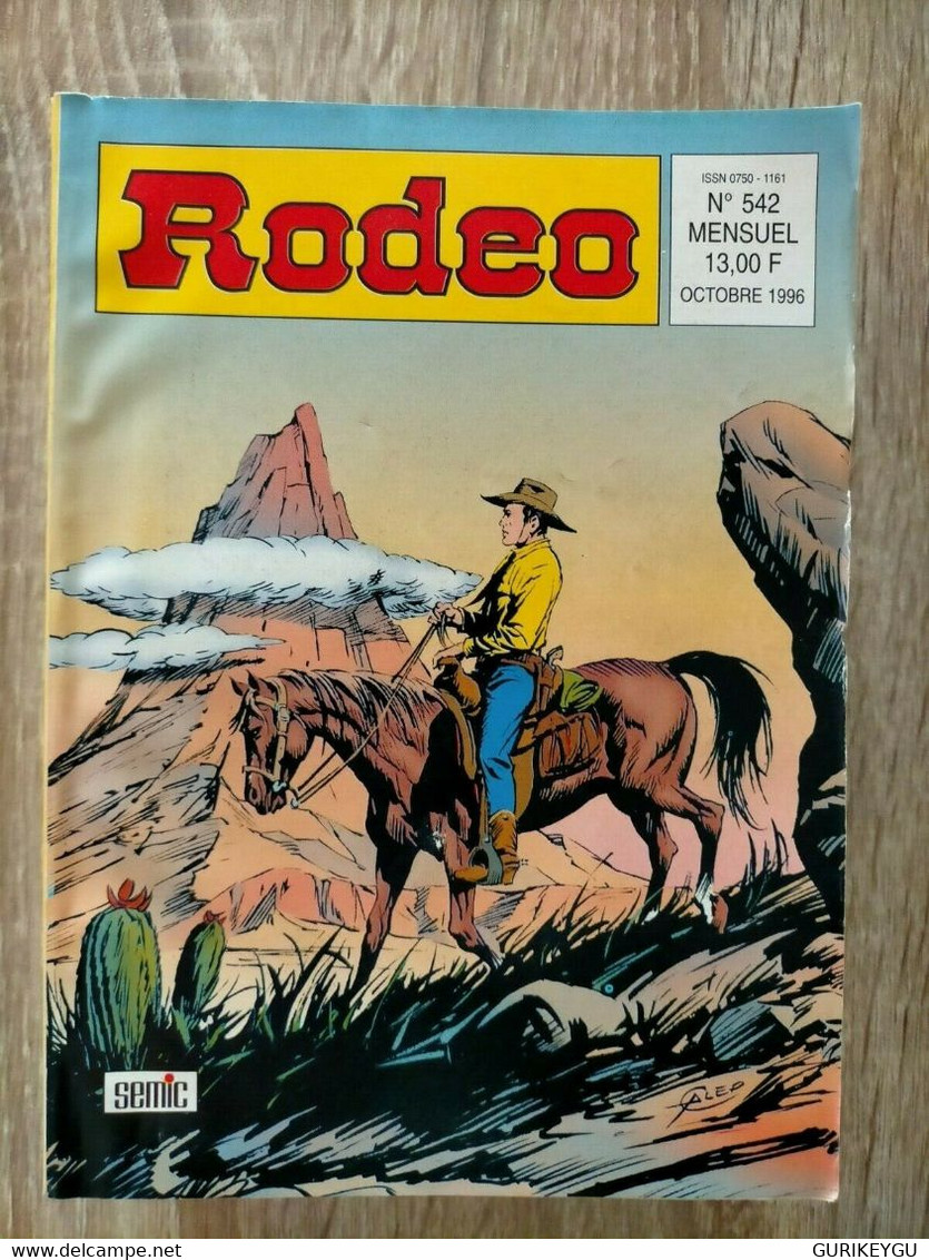 Bd RODEO N° 542  TEX WILLER  CARSON 05/10/1996  LUG  Semic  TTBE - Rodeo