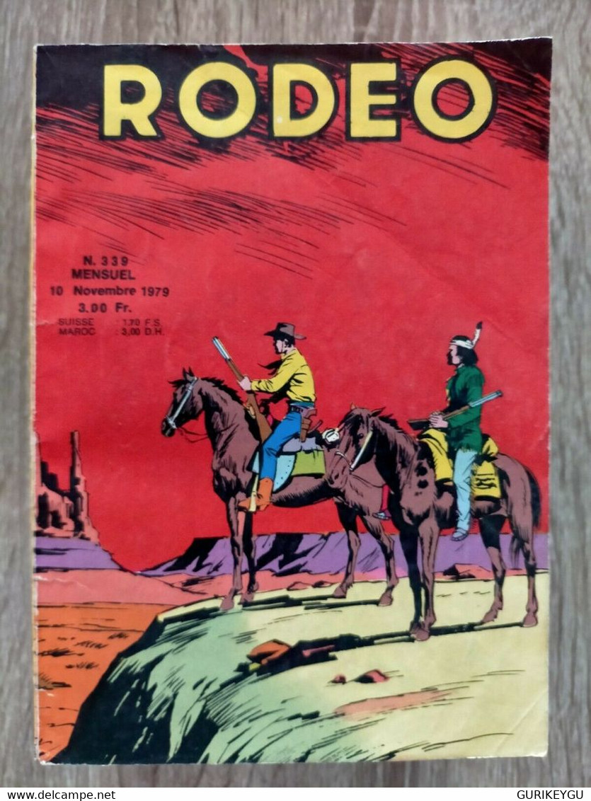 Bd RODEO N° 339  TEX WILLER CARSON 05/11/1979  LUG  BE - Rodeo