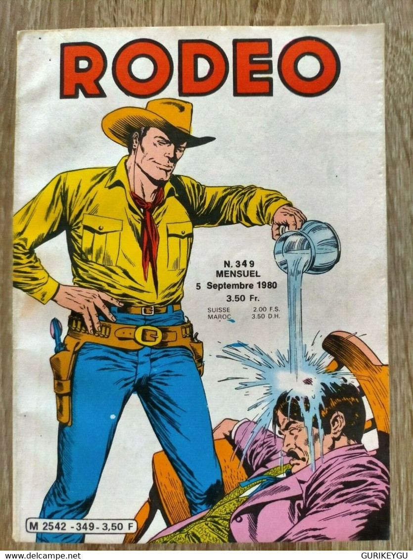 Bd RODEO N° 349  TEX WILLER CARSON 05/09/1980  LUG  BE - Rodeo