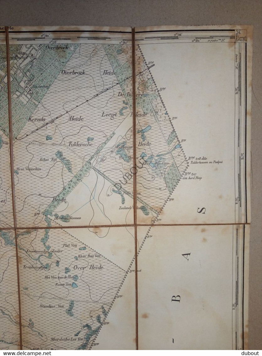 POPPEL/Ravels - Topografisch Plan - 1911  (V22) - Cartes Topographiques