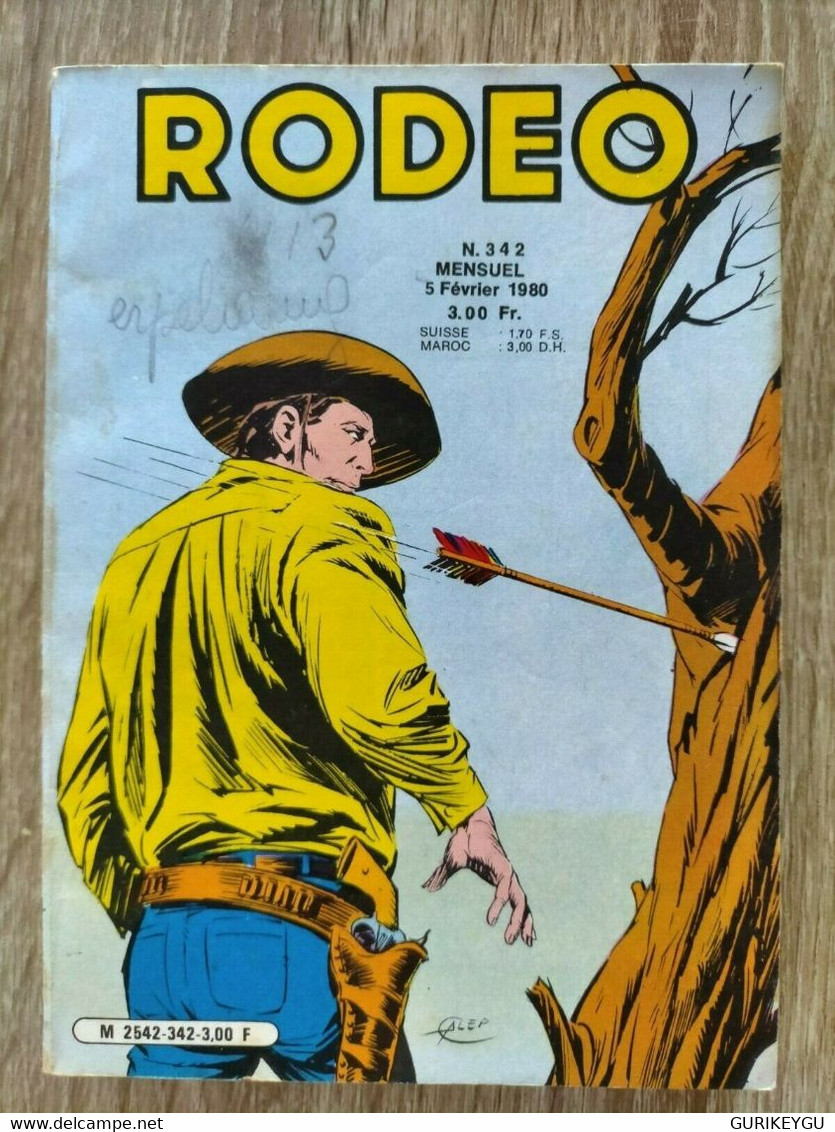 Bd RODEO N° 342 TEX WILLER CARSON 05/02/1980 LUG - Rodeo