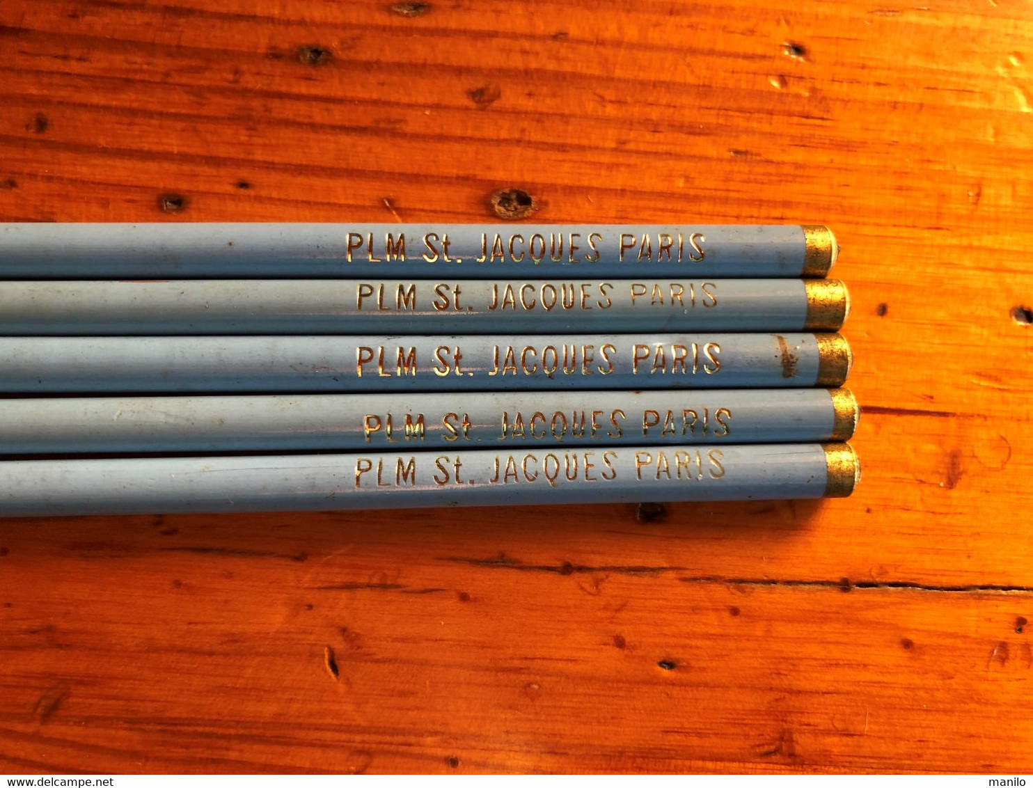 5 Crayons Graphites,  PUBLICITAIRES  Des Années 70     -  P.L.M.   ST JACQUES à PARIS      PLM - Altri & Non Classificati