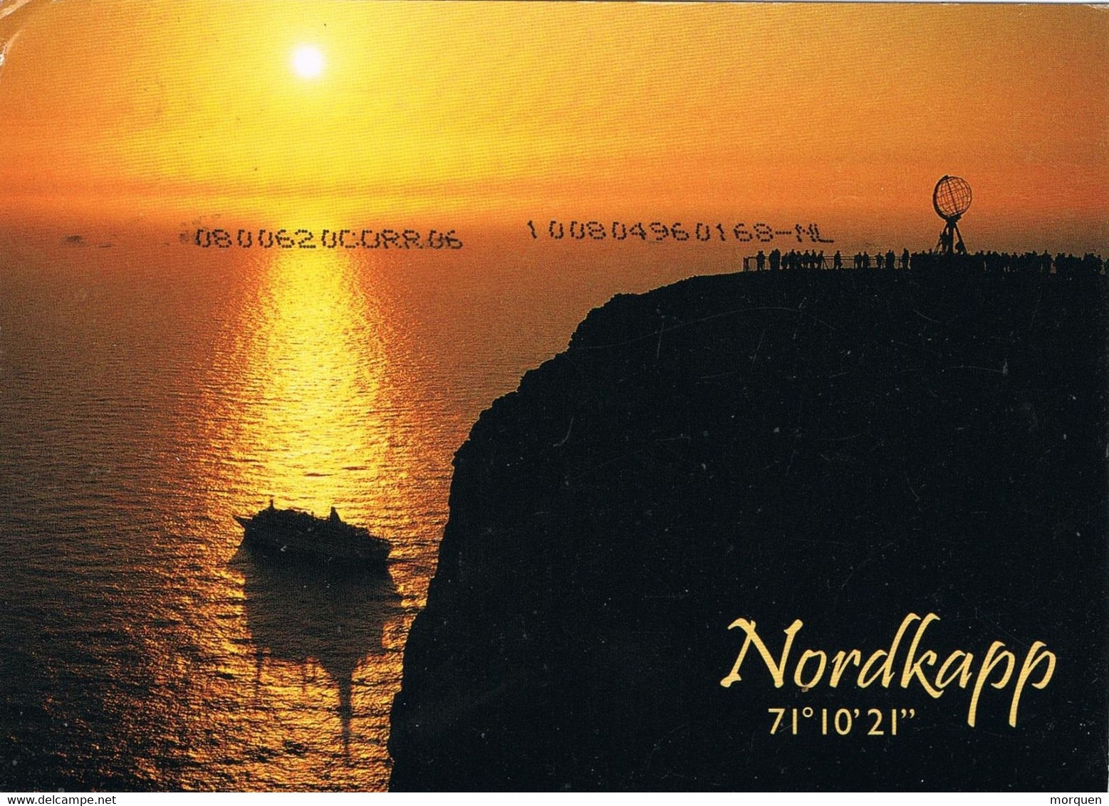 42730. Postal NORDKAPP (Cabo Norte) Noruega 2009. Flamme Turismo Nordkapp - Brieven En Documenten