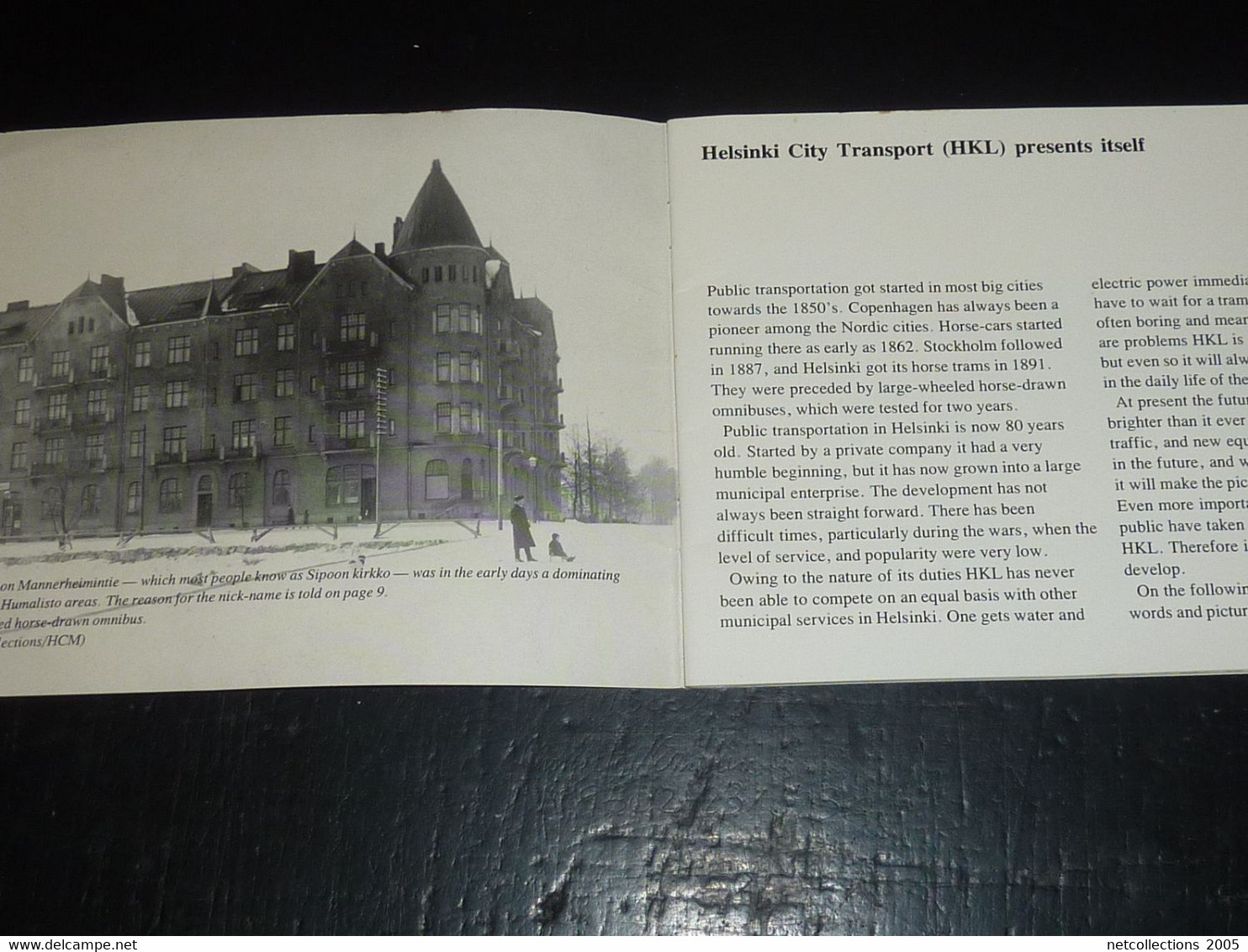 LIVRE "EN ANGLAIS" ILLUSTREE SUR L'EVOLUTION DES TRANSPORTS DE L'OMNIBUS AU TRAMWAYS, BUS ELECTRIQUE ET A ESSENCE - Transports