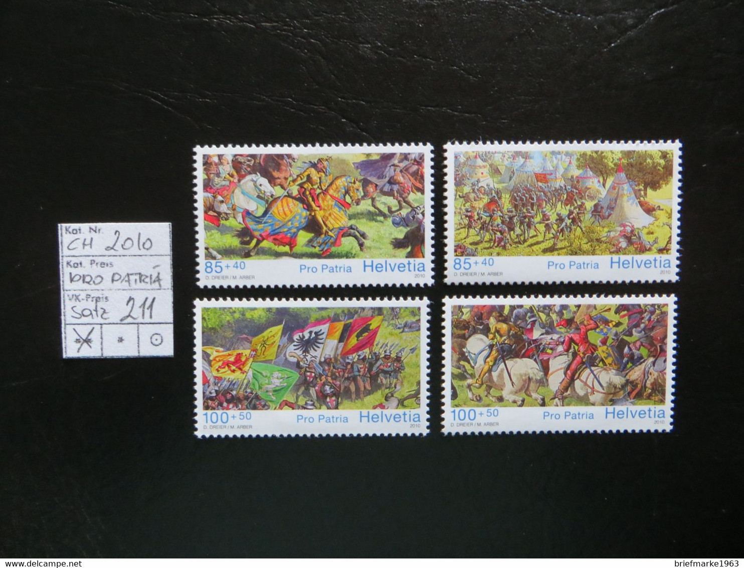 2010  " Pro Patria "   Satz Postfrisch   LOT 211 - Neufs