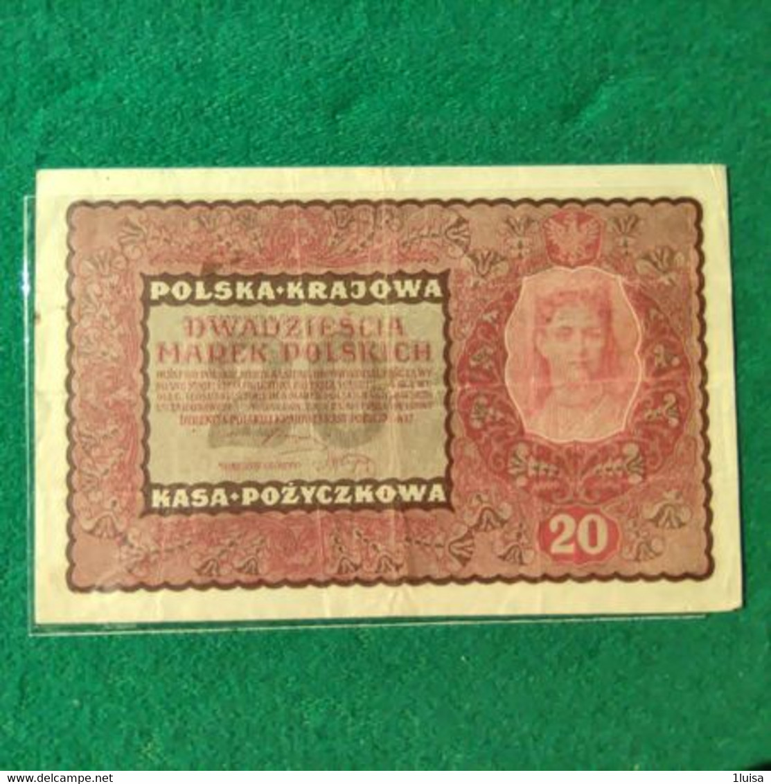 POLONIA 20 KRAJOWA 1919 - Poland