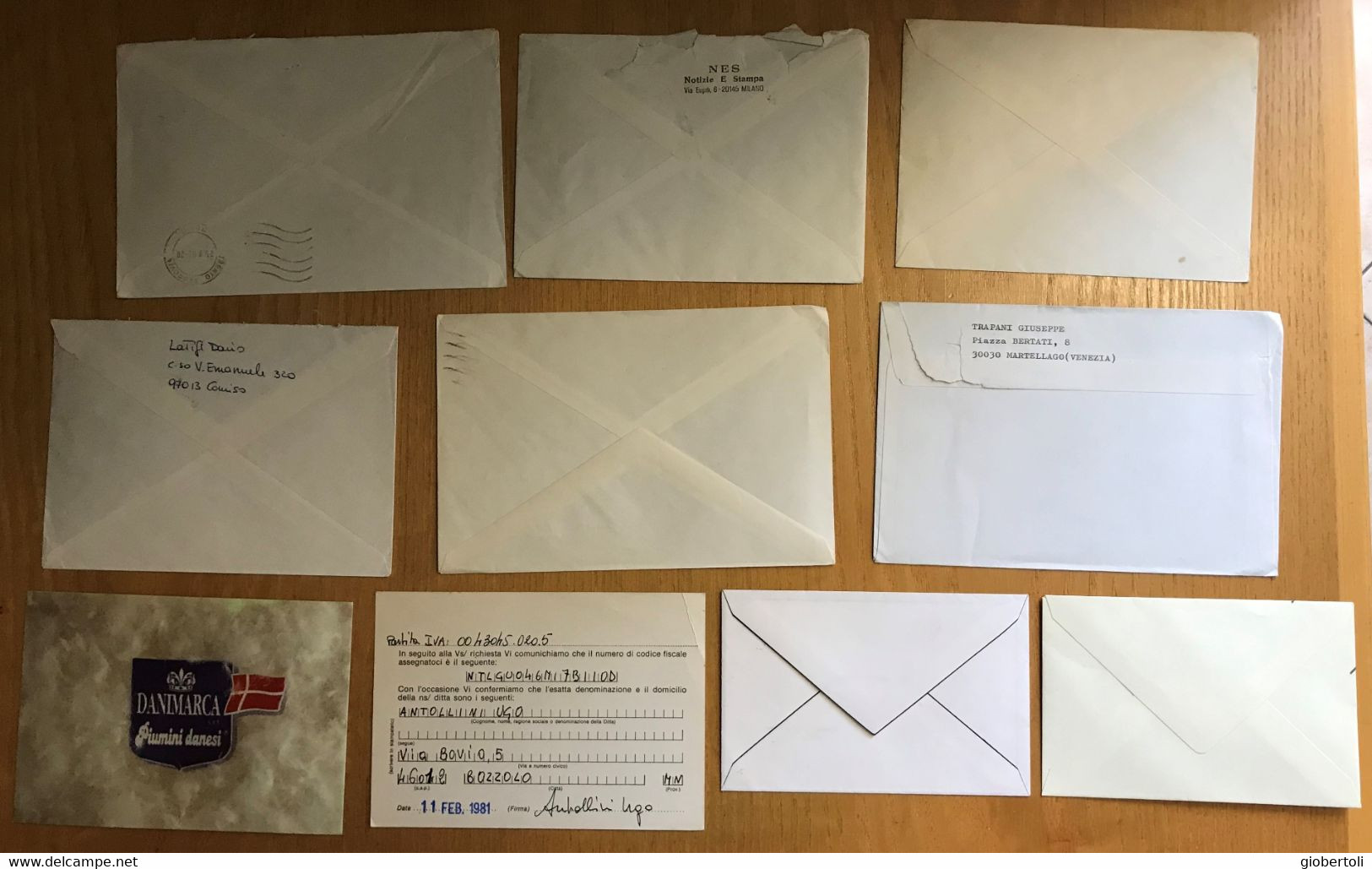 Italia/Italy/Italie: Lotto Di 10 Documenti Postali, Lot Of 10 Postal Documents, Lot De 10 Documents Postaux - Lotti E Collezioni