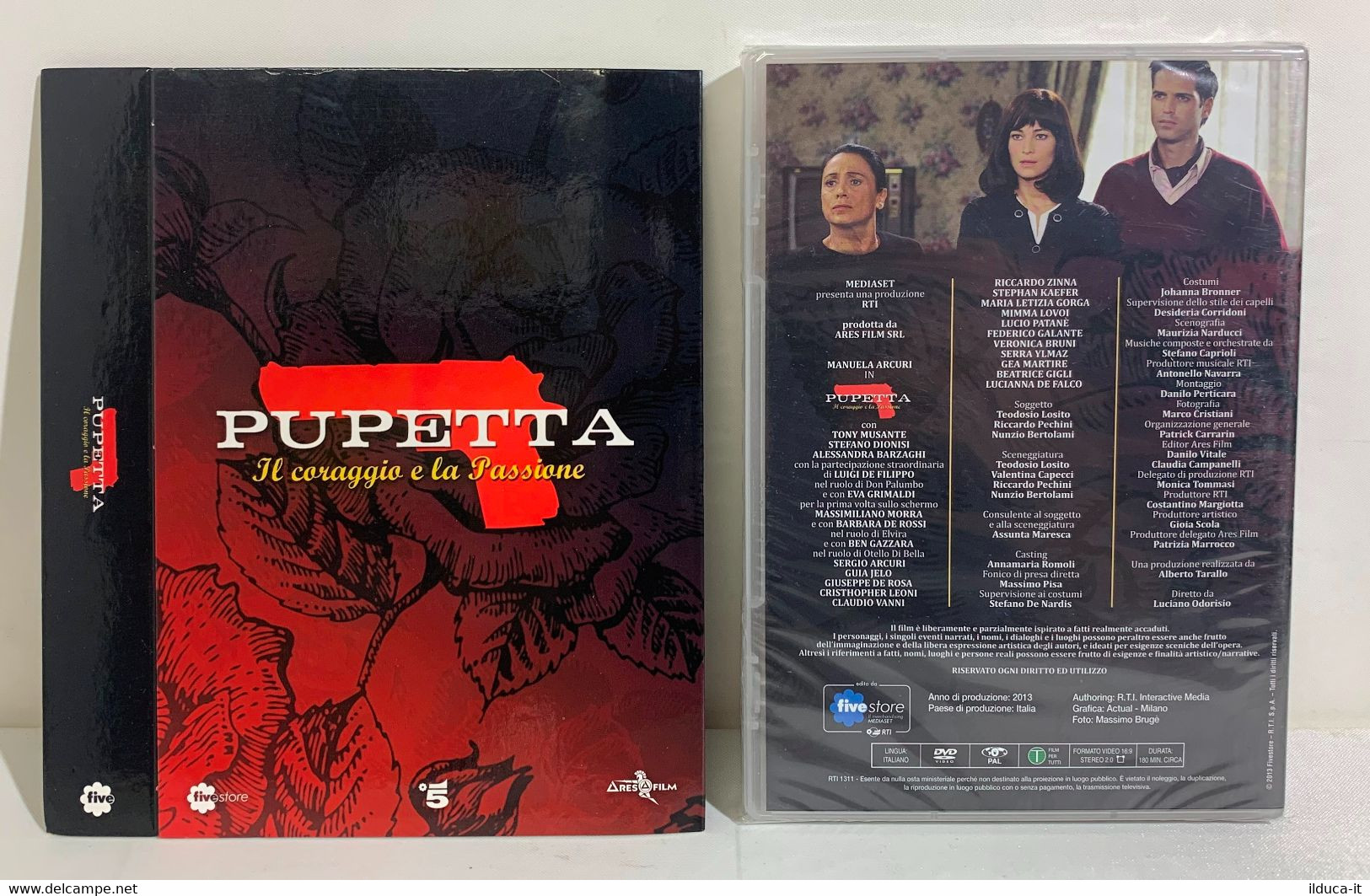 I101919 DVD - PUPETTA Il Coraggio E La Passione N. 1 + Cofanetto - Episodi 1-2 - TV-Reeksen En Programma's