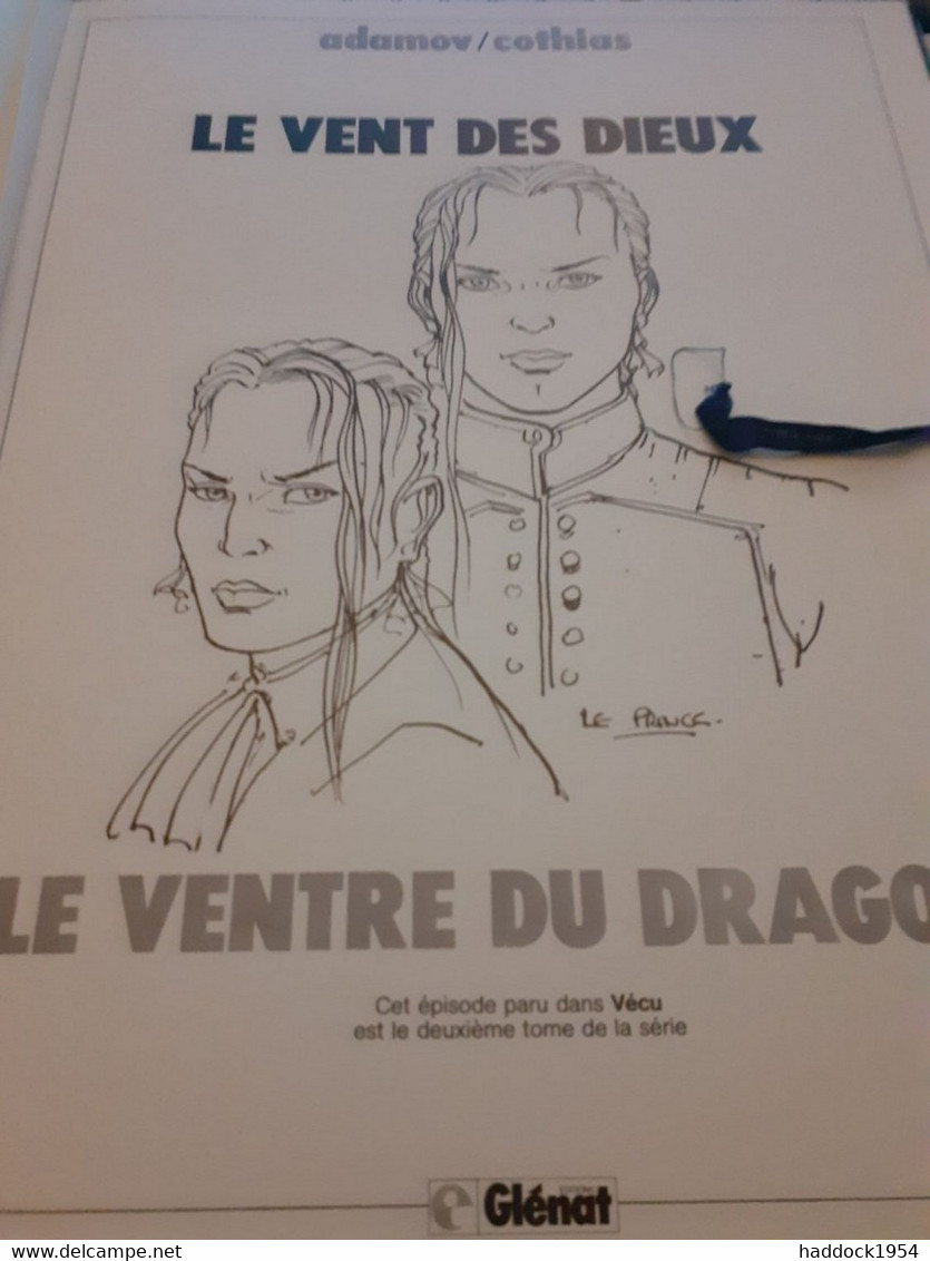 Le Ventre Du Dragon Le Vent Des Dieux ADAMOV COTHIAS Glénat 1986 - First Copies