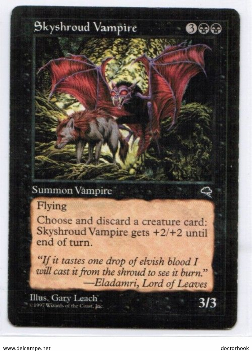 MAGIC The GATHERING  "Skyshroud Vampire"---TEMPEST (MTG--127-9) - Andere & Zonder Classificatie