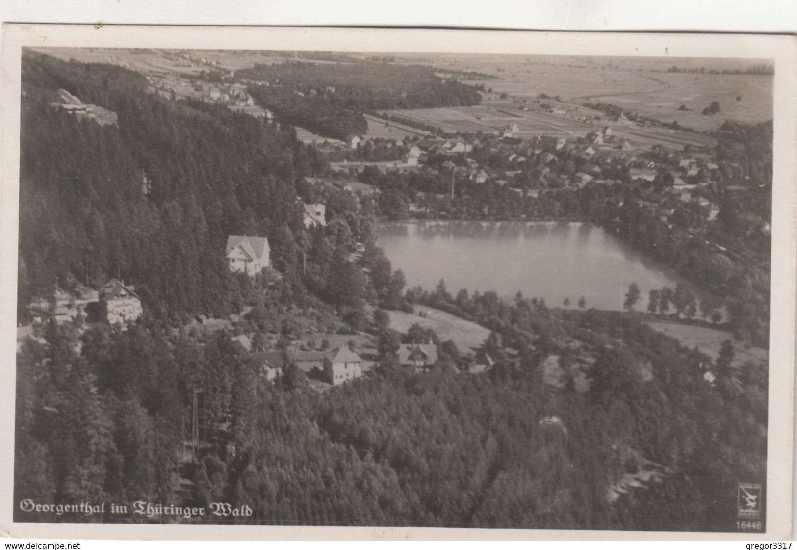 A4406) GEORGENTHAL Im Thüringer Wald - Tolle Alte AK - Häuser Tolle Alte Variante 10.06.1942 - Georgenthal