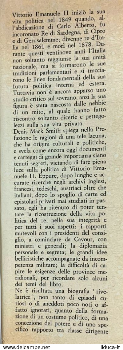 I102059 Denis Mack Smith - Vittorio Emanuele III - Laterza 1972 - Histoire