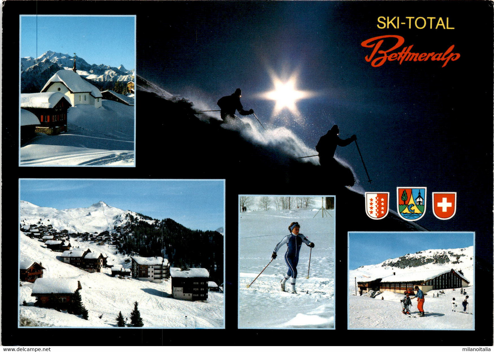Ski-Total Bettmeralp - 5 Bilder (3879) * 27. 12. 1988 - Bettmeralp