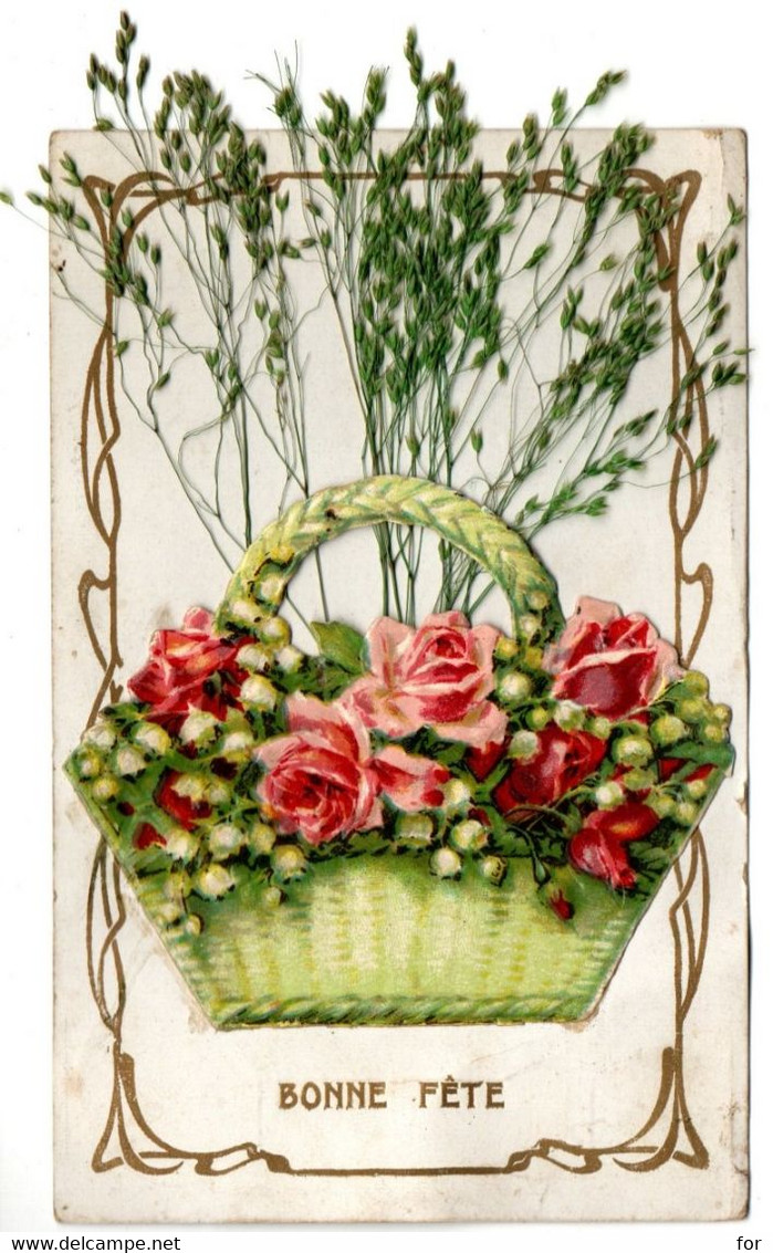 Fête : Bonne Fête : Ajoutis : Panier De Roses Et Herbes : - Fête Des Mères