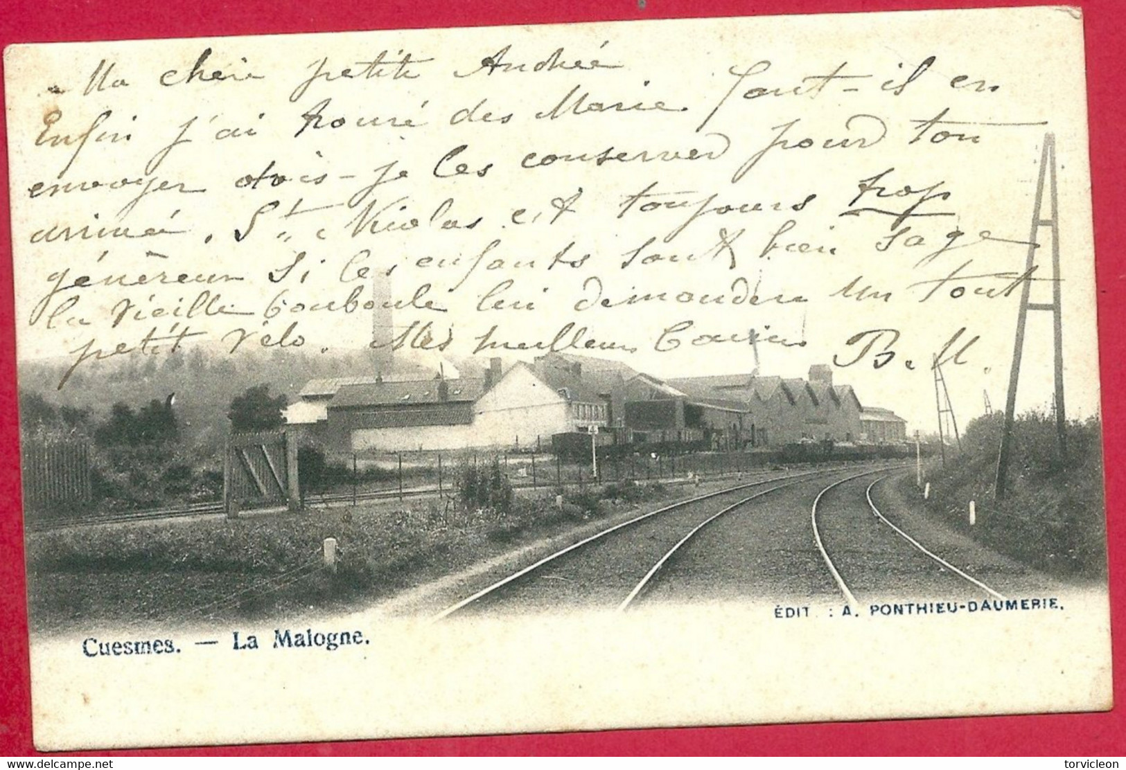 C.P. Cuesmes  =    La  MALOGNE - Mons